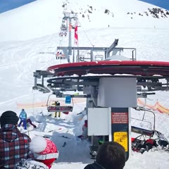 Out of Control Chairlift in Gudauri