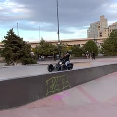 Man Wrecks Can-Am at Skatepark