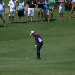 Padraig Harrington's unlucky bounce on No. 11 at HP Byron