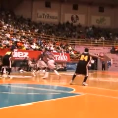 Scary Hoop Collapse on Globetrotter, Shatters Backboard