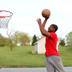 Amazing Front Flip Basketball Shot