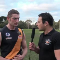 Dad drops babe at local footy game