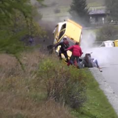 Jolly Rally Valle d'Aosta 2014 - Big crash