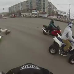 UAV Kamikaze rider picks bike as target