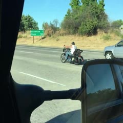 Man falls off Motorcycle