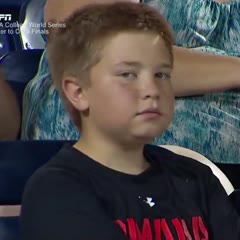 There was an EPIC stare down last night at the CWS!