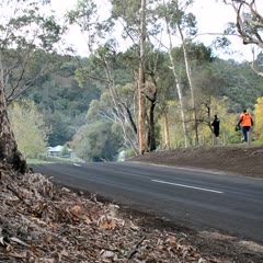 Stewy Bryant copping a dirt drop