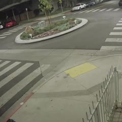 DUI Suspect Sent Flying After Crash Into Traffic Circle In Long Beach (Caught On Camera)