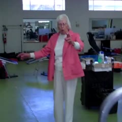 90 year old does double backflip