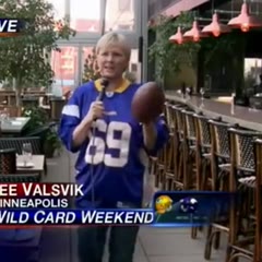 Minnesota Reporter takes one for the team on live TV