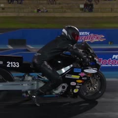 Perth Motorplex Dragbike Flip