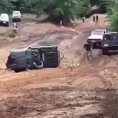 Just flipping a jeep