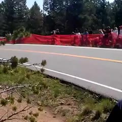 Paul Dallenbach Crash At Pikes Peak International Hill Climb 2012