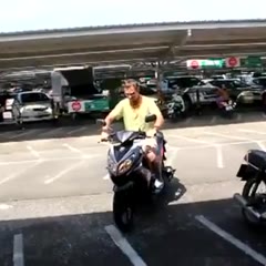 First Time On A Scooter