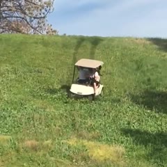 Golf cart rollover