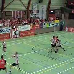 Korfball Referee Alle Visser In Action