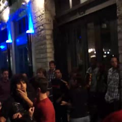 SXSW 2013 Fight : Drunk Idiot Gets Hit In The Face (Knocked Out)