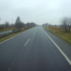 Dash Cam Captures Multiple accidents on slippery road in Czech Republic