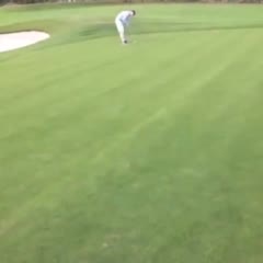 When Your Friends Shooting For His First Eagle...