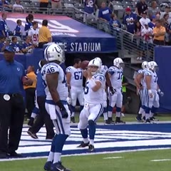 Fox Reporter Pam Oliver Hit In The Face With A Football During Colts -- Giants