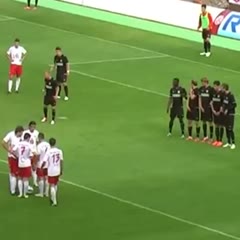 Intricate free kick