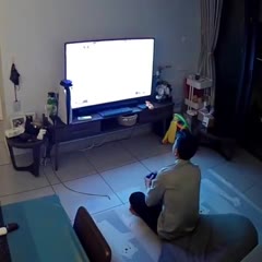 Guy Breaks TV Screen By Hurling Game Controller At It