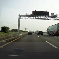 Two Car Crash On Taiwan Highway