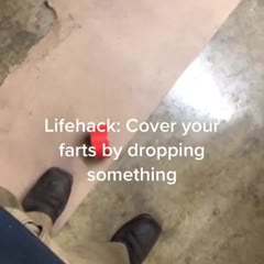 Lifehack: cover your farts