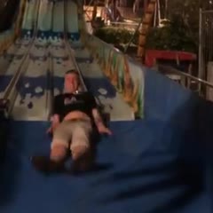 Drunk at the slide