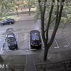 New technique in getting out car from parking lot