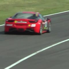 Ferrari 458 Crash Suzuka 2013