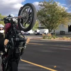 Check my wheelie!