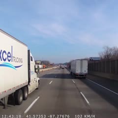 Accident on I-94 in Indiana 2018-12-13