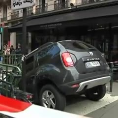 Confused driver 'parks' car in Paris metro station