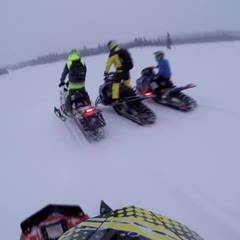 snowmobile prank