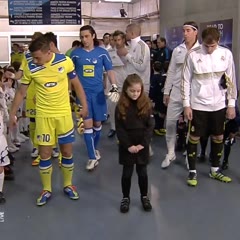 Iker Casillas Wipes His Bogey On Mascot's Face